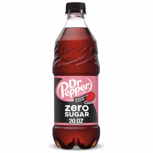 Dr Pepper Strawberries & Cream Zero Sugar Soda - Daily Zero Sugar Set