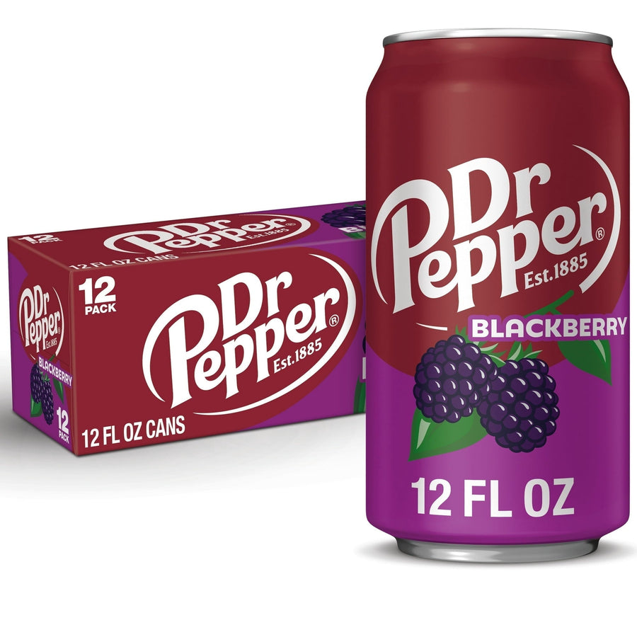 Dr Pepper Blackberry Soda - Soft Soda Pack