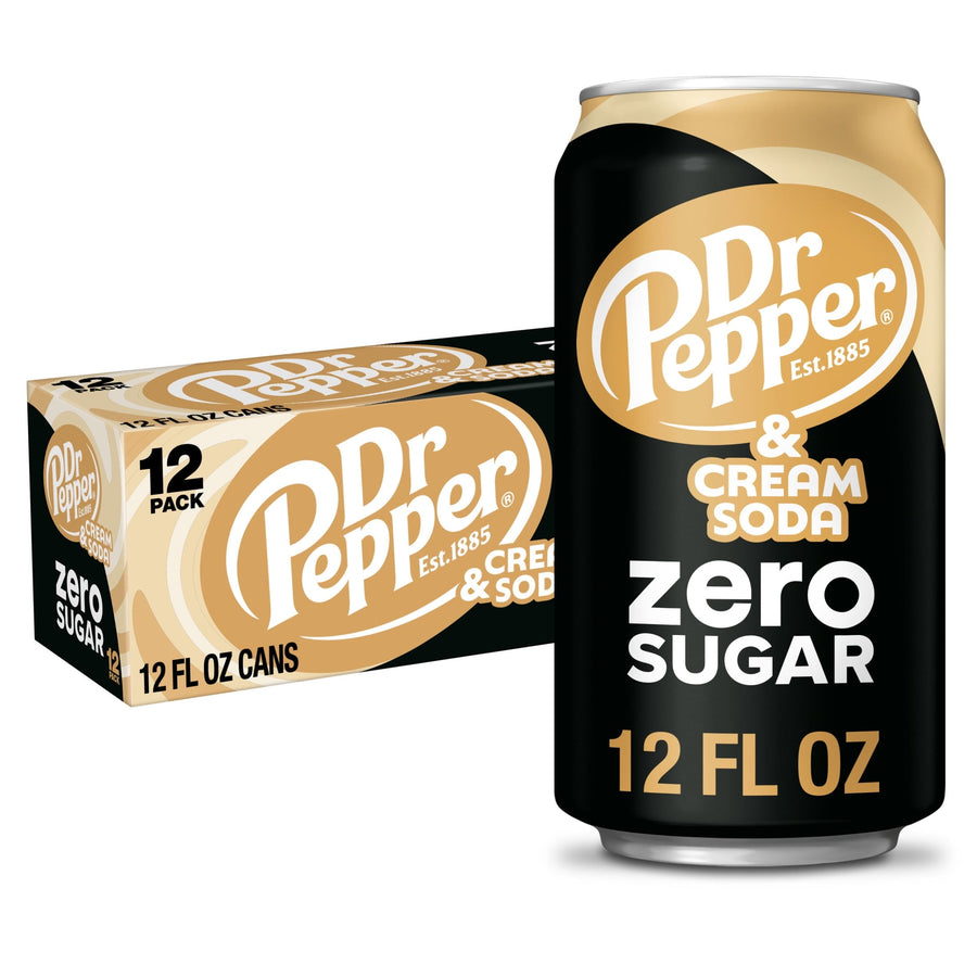 Dr Pepper & Cream Soda Zero Sugar - Classic Zero Sugar
